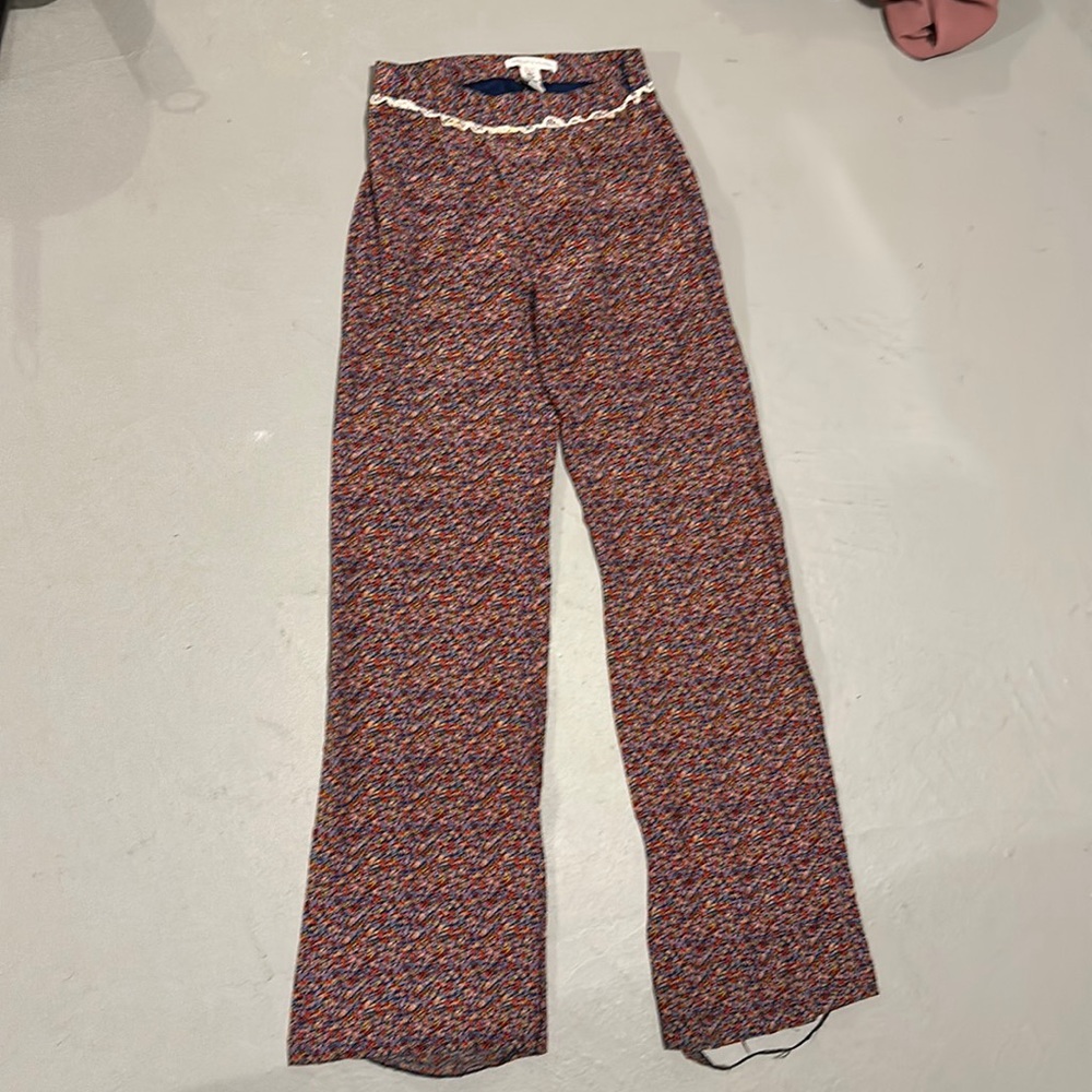 Charlotte Ronson Floral Silky Pant